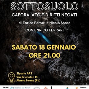 SOTTOSUOLO. Caporalato e diritti negati. - Rassegna Teatrale Emozioni Sipario