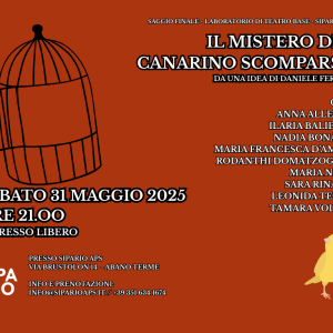 SAGGIO FINALE DEL LABORATORIO DI TEATRO BASE - IL MISTERO DEL CANARINO SCOMPARSO