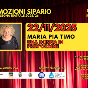 Maria Pia Timo - UNA DONNA DI PRIM'ORDINE