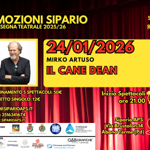 IL CANE DEAN - EMOZIONI SIPARIO