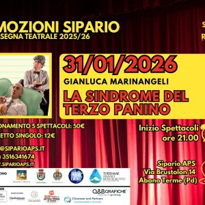 LA SINDROME DEL TERZO PANINO - Gianluca Marinangeli - Rassegna Teatrale Emozioni Sipario