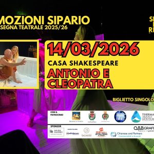 ANTONIO E CLEOPATRA - Casa Shakespeare - EMOZIONI SIPARIO