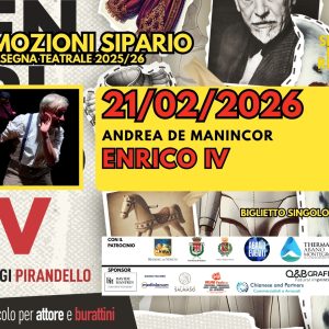 ENRICO IV - Con Andrea De Manincor - EMOZIONI SIPARIO